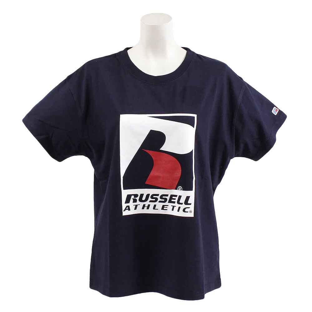  【多少の傷汚れありの為大奉仕】Tシャツ 半袖 NUBLEND ロゴ RBL19S1002 NVY オンライン価格