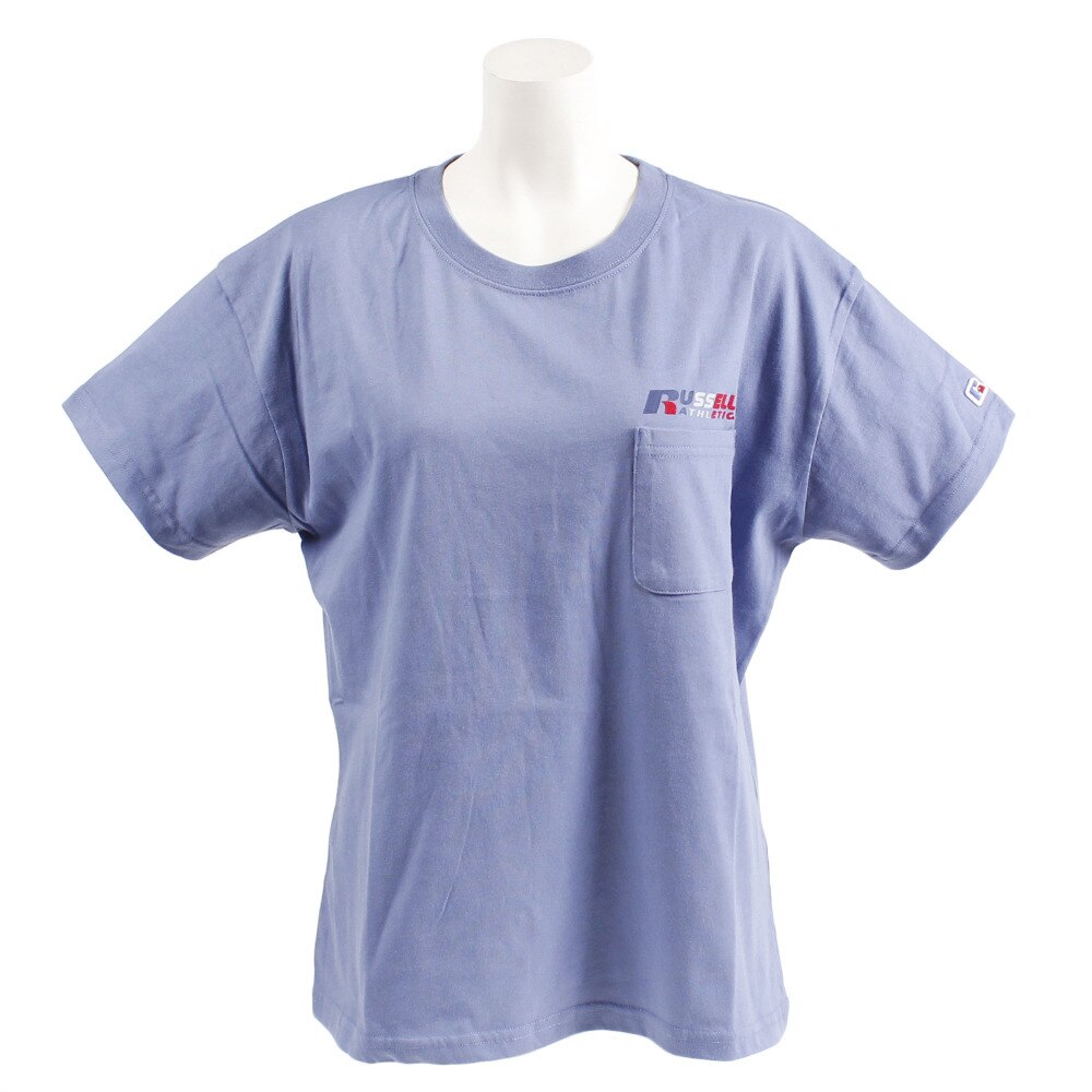  【多少の傷汚れありの為大奉仕】Tシャツ 半袖 NUBLEND ポケット付き RBL19S1011 LBLU オンライン価格
