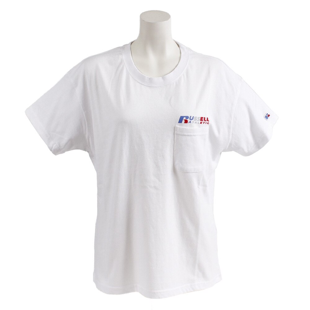  【多少の傷汚れありの為大奉仕】Tシャツ レディース 半袖 NB pocket RBL19S1011 WHT オンライン価格