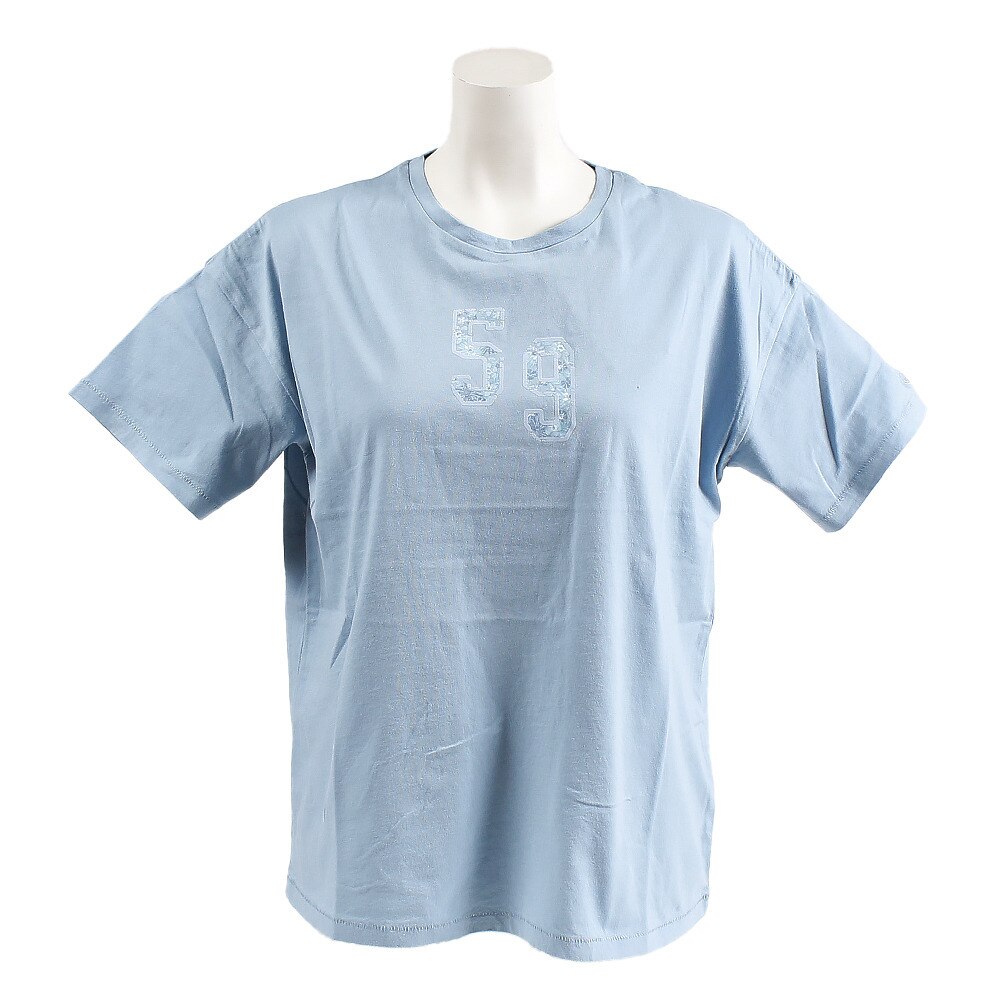  【多少の傷汚れありの為大奉仕】Tシャツ レディース 半袖 クルーネック 59 864EK9UK9432BGRY オンライン価格