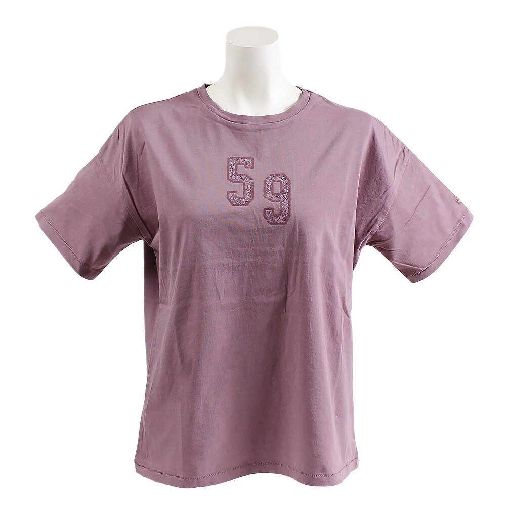  【多少の傷汚れありの為大奉仕】Tシャツ レディース 半袖 クルーネック 59 864EK9UK9432LVD オンライン価格