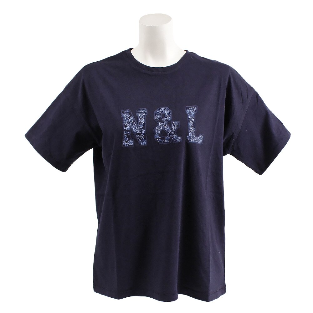  Tシャツ レディース 半袖 クルーネック N&L 864EK9UK9433NVY オンライン価格