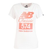 ニューバランス（new balance）（レディース）Tシャツ レディース 半袖 574 AWT81569WT カジュアル