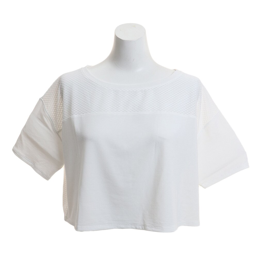  Tシャツ 半袖 DETERMINATION クロップトップシャツ AWT81105WT オンライン価格