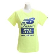 ニューバランス（new balance）（レディース）Tシャツ レディース 半袖 574 AWT81569SRY