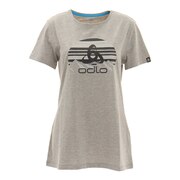 オドロ（ODLO）（レディース）【オンライン価格】Tシャツ レディース 半袖 クルーネック550091-10195