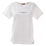 ウィッテム（HUITIEME）（レディース）Tシャツ レディース 半袖 TINY PRINT HU20SCD864421WHT