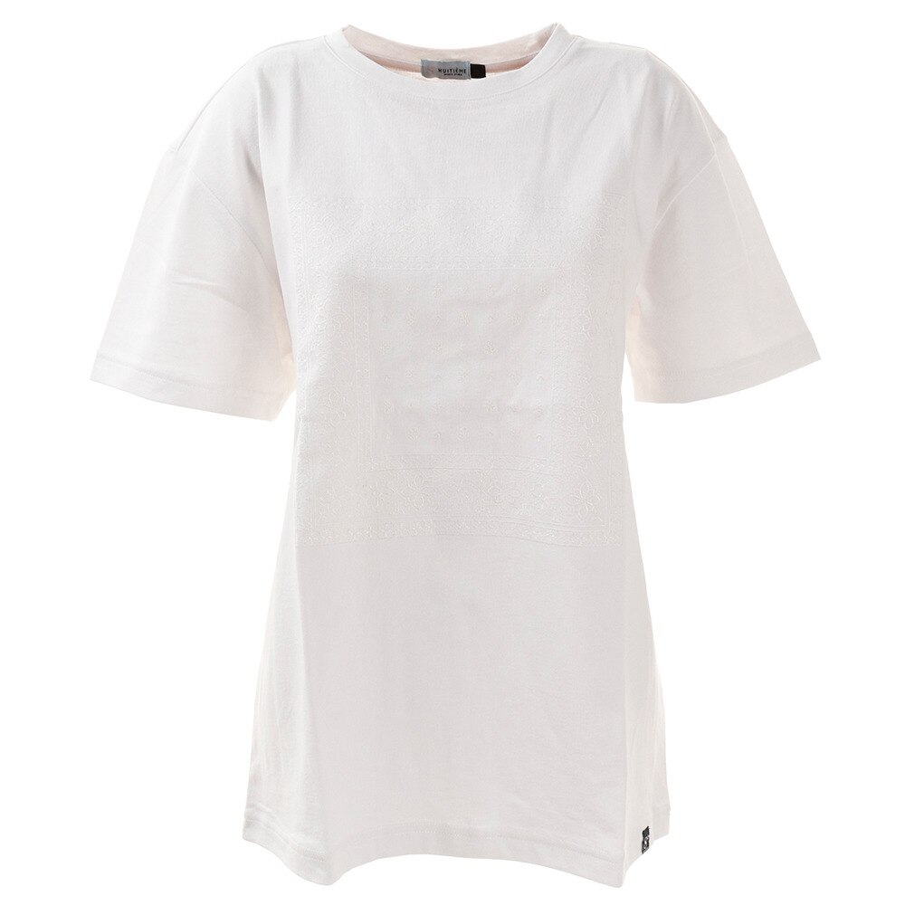  Tシャツ レディース 半袖 刺繍 HU20SEG864424WHT オンライン価格