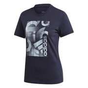 アディダス（adidas）（レディース）Tシャツ レディース 半袖 UNLEASH CONFIDENCE グラフィック IXW49-GD4934