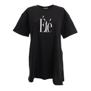 ウィッテム（HUITIEME）（レディース）洗っても機能が続く ずっとカットUV BIG PRINT 半袖Tシャツ HU21SEG864024BLK