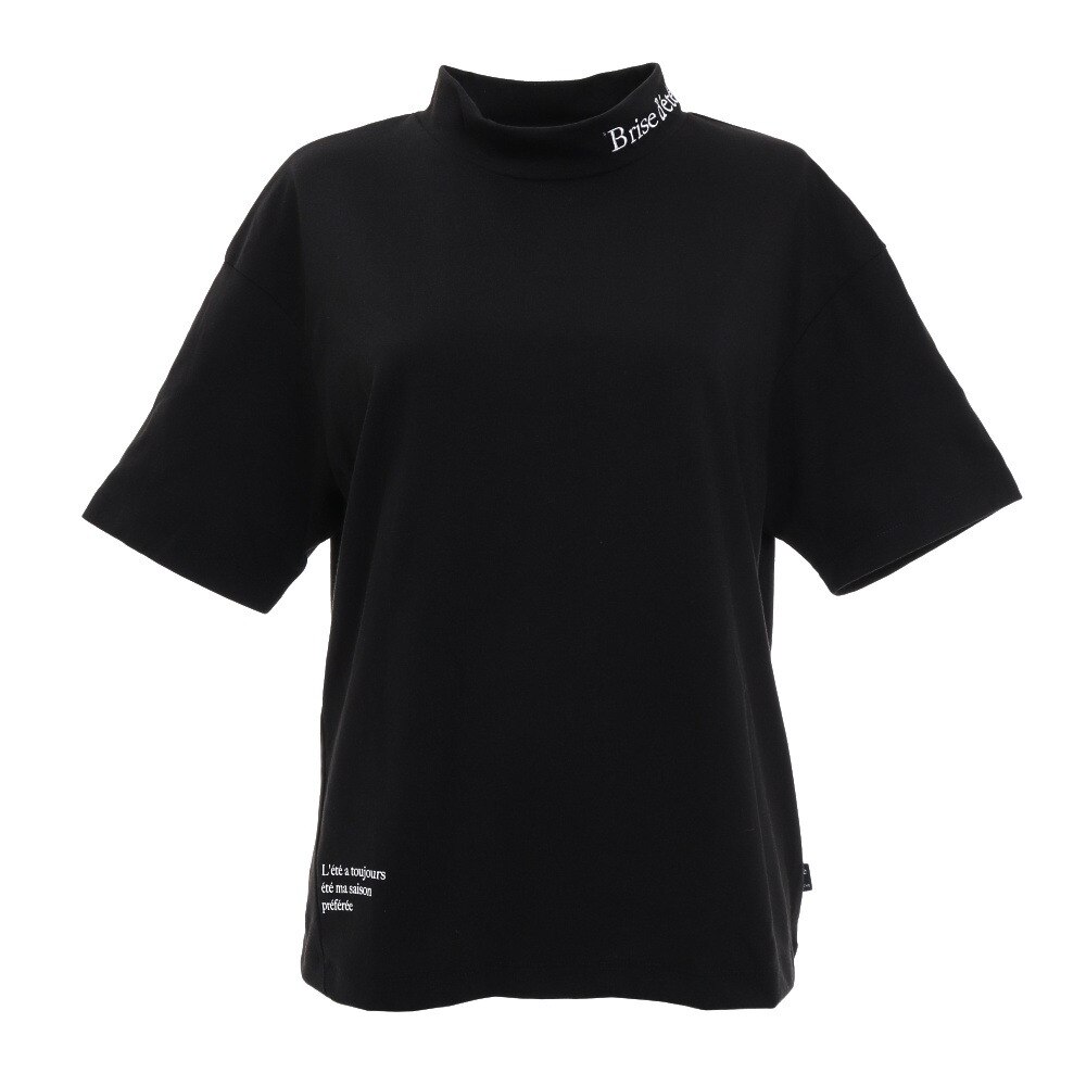  洗っても機能が続く ずっとカットUV モックネックTシャツ HU21SEG864025BLK