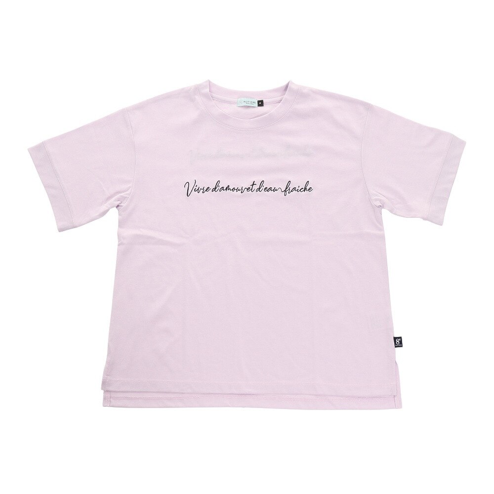  洗っても機能が続く ずっとカットUV LONG EMB 半袖Tシャツ HU21SEG864026LVD