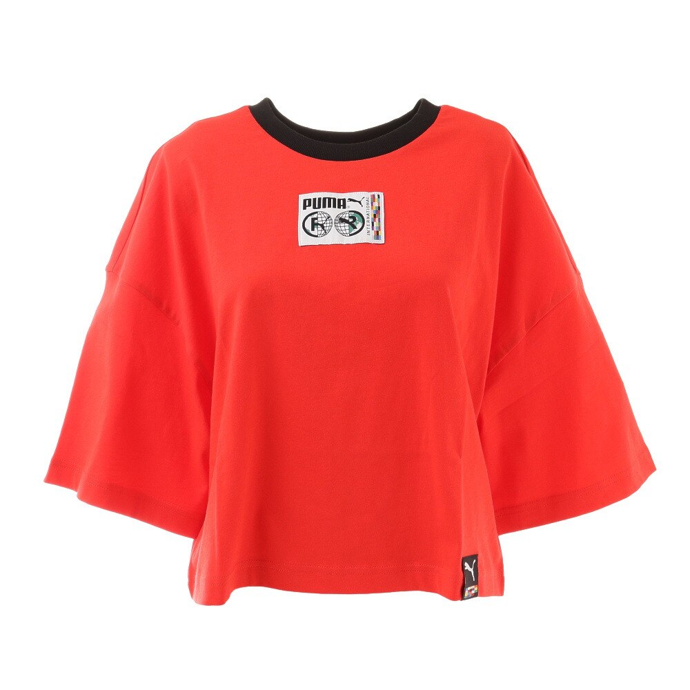  インターナショナルグラフィックTシャツ 599702 23 RED