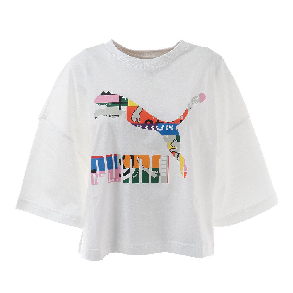 インターナショナルグラフィックTシャツ 599702 62 WHT