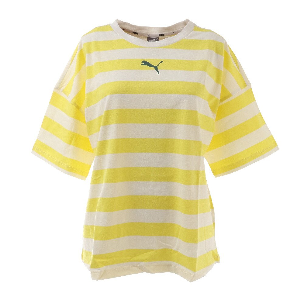  SUMMER STRIPES AOP Tシャツ 845869 38 YEL
