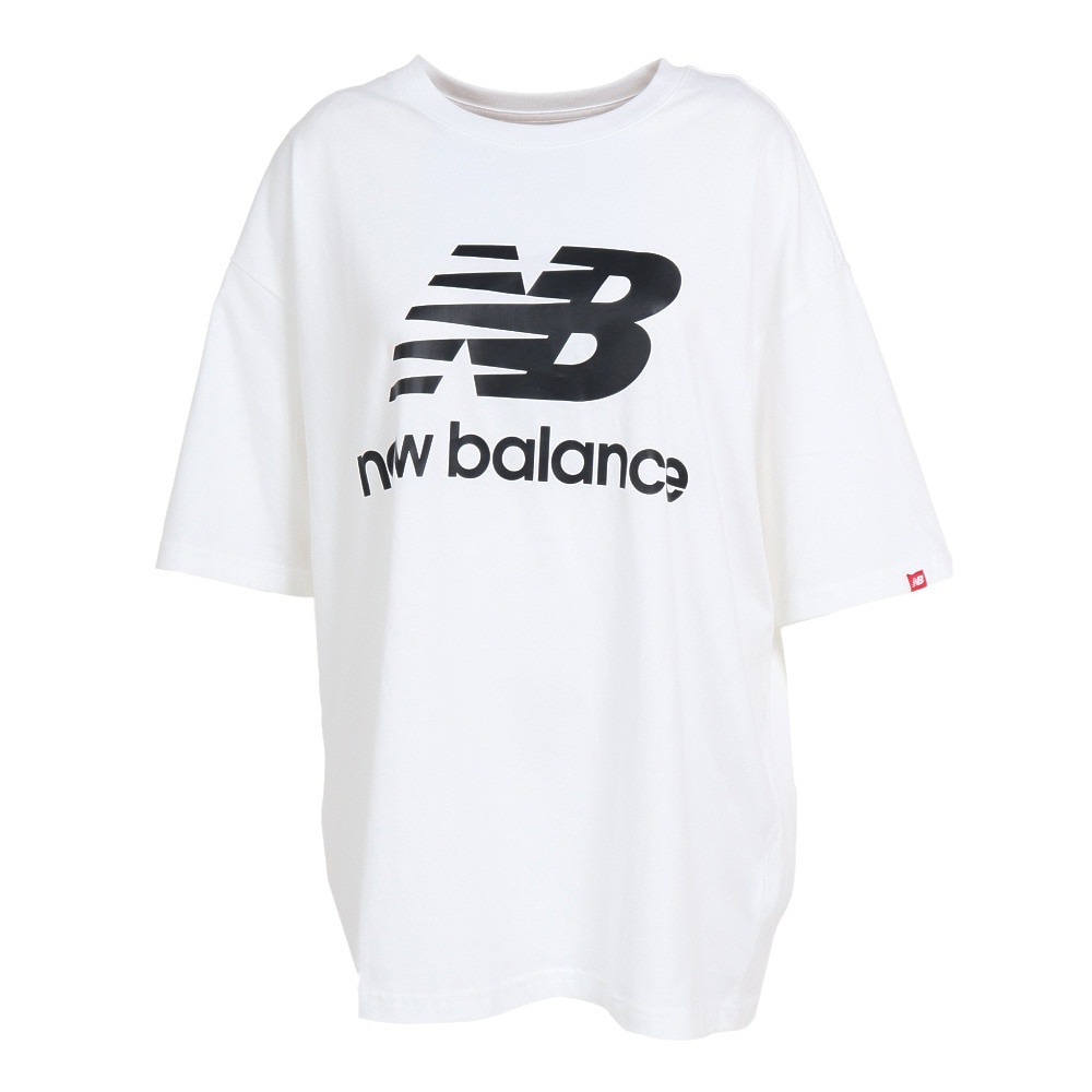 ニューバランス（new balance）（レディース）Tシャツ レディース 半袖 スタックドロゴTシャツ WT03519WK スポーツ用品はスーパー スポーツゼビオ