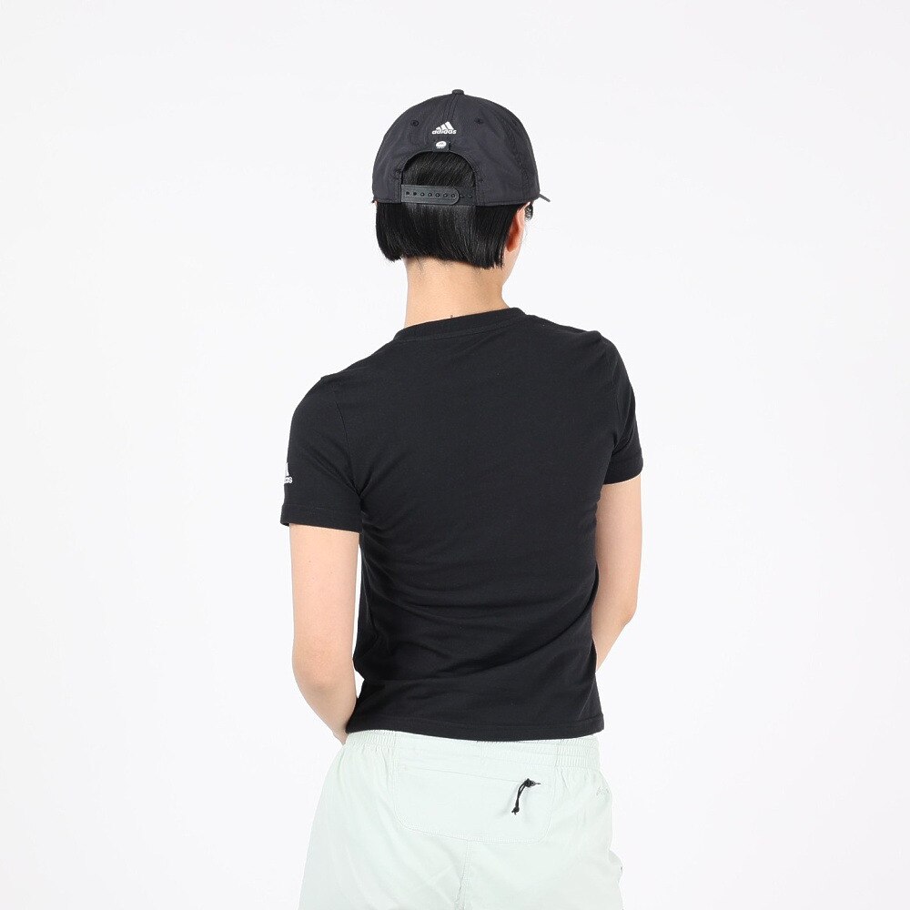 アディダス（adidas）（レディース）Tシャツ レディース 半袖 ラウンジウェア エッセンシャルズ スリム ロゴTシャツ 28869-GL0769