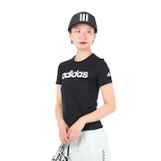 アディダス（adidas）（レディース）Tシャツ レディース 半袖 ラウンジウェア エッセンシャルズ スリム ロゴTシャツ 28869-GL0769