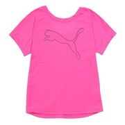 プーマ（PUMA）（レディース）Tシャツ レディース 半袖 トレーニング ジャージー キャット Tシャツ 519939-04