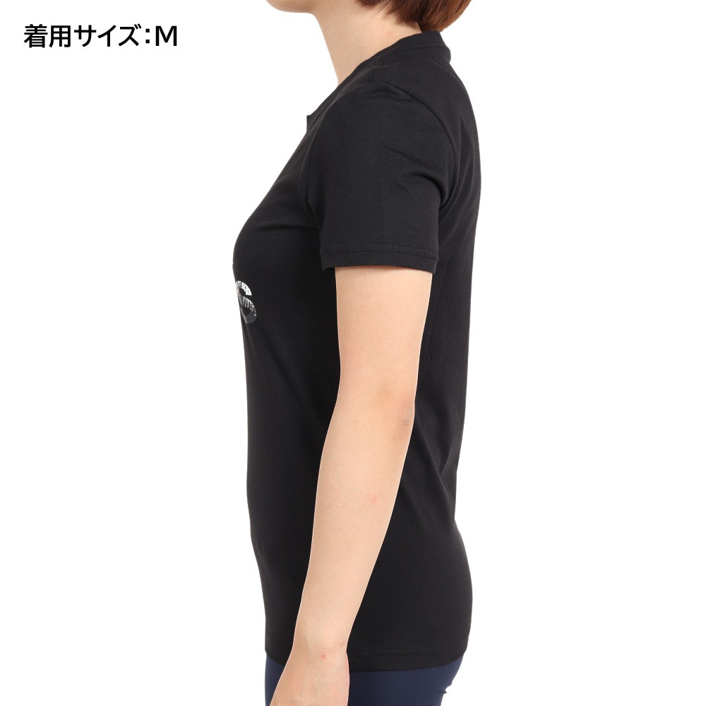 アディダス（レディース）半袖Tシャツ レディース エッセンシャルズ プリントロゴ コットン QU658-HD9328