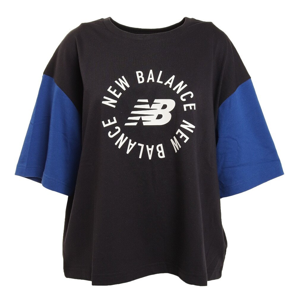 new balance トレーニングシャツ スポーツウェア 長袖 黒 Mサイズ