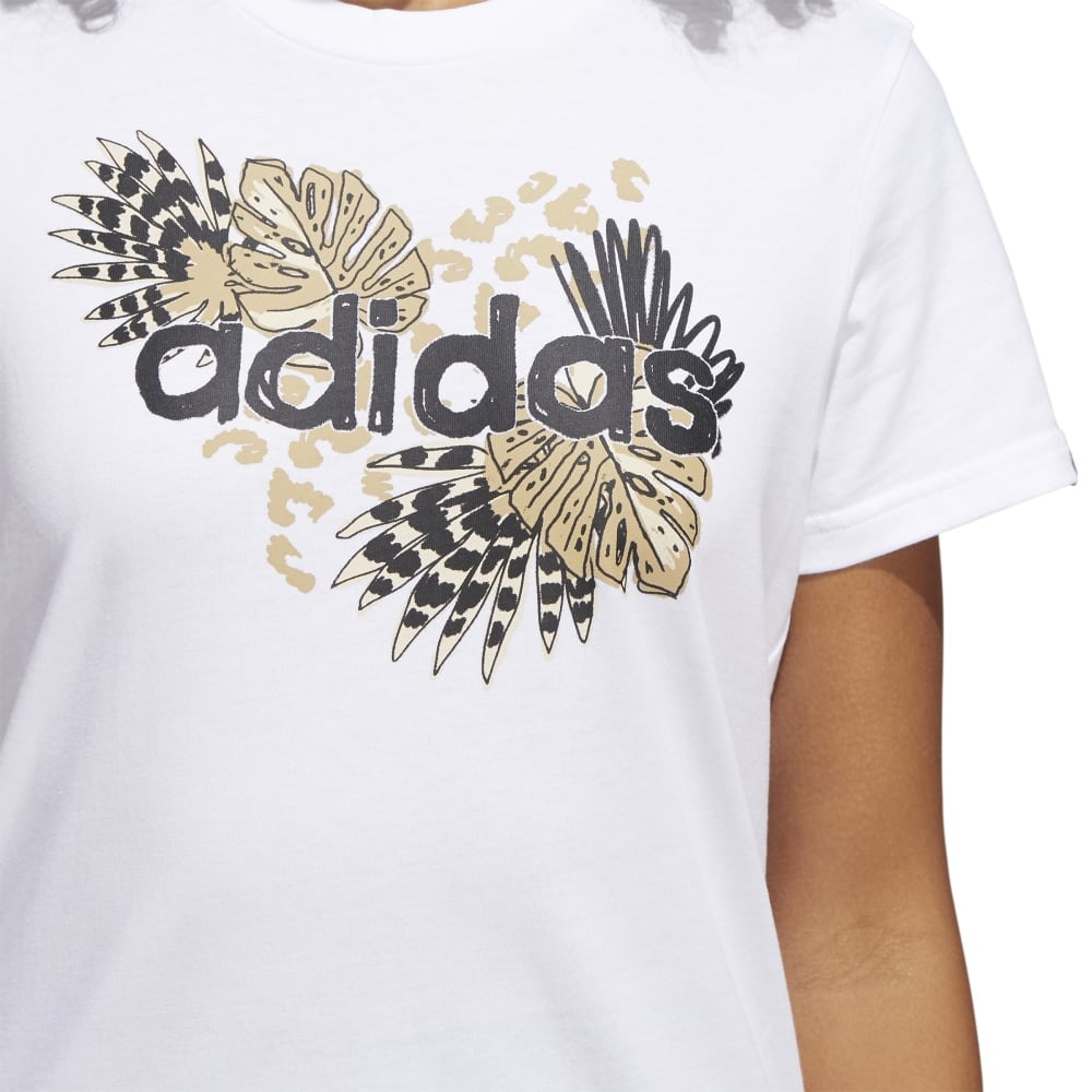 アディダス（adidas）（レディース）半袖Tシャツ レディース FARM プリント グラフィック CS354-H57399