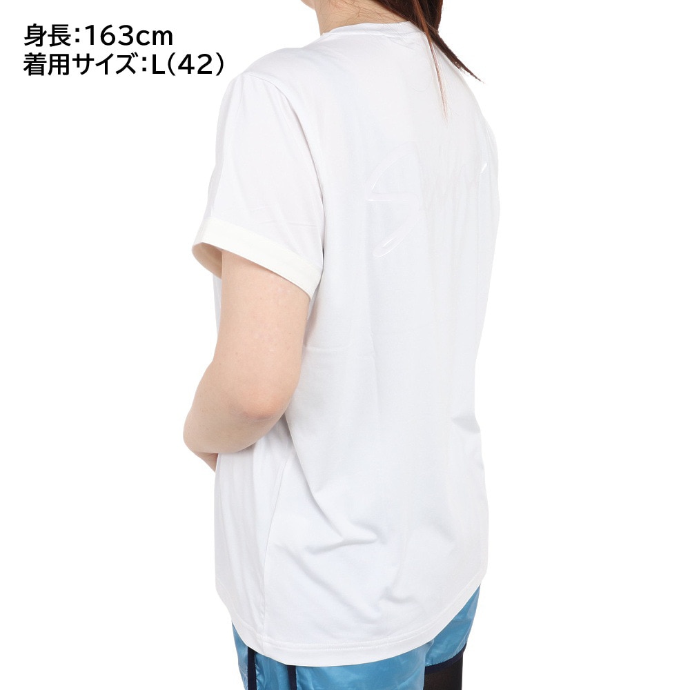 ウィッテム（HUITIEME）（レディース）半袖Tシャツ レディース Backロゴプリント 192-26443-005