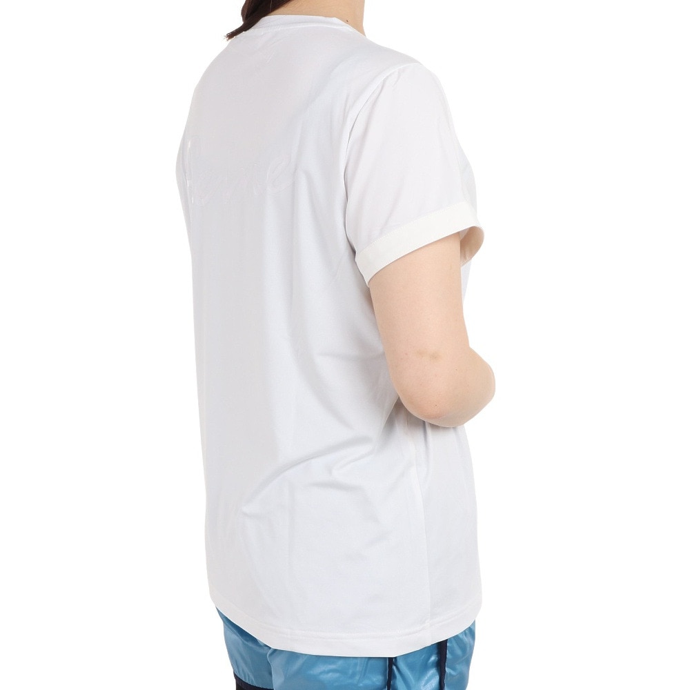 ウィッテム（HUITIEME）（レディース）半袖Tシャツ レディース Backロゴプリント 192-26443-005