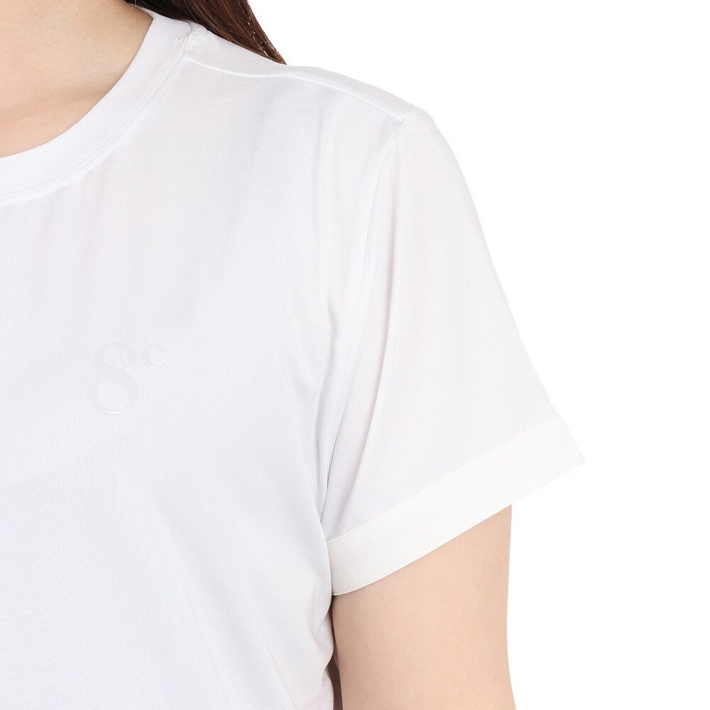 ウィッテム（HUITIEME）（レディース）半袖Tシャツ レディース Backロゴプリント 192-26443-005