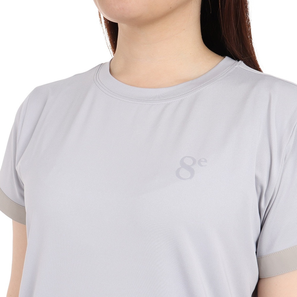 ウィッテム（HUITIEME）（レディース）半袖Tシャツ レディース Backロゴプリント 192-26443-013