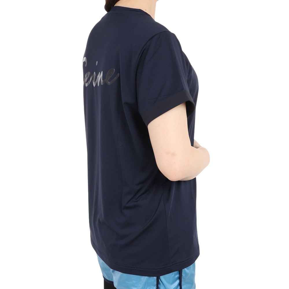 ウィッテム（HUITIEME）（レディース）半袖Tシャツ レディース Backロゴプリント 192-26443-098