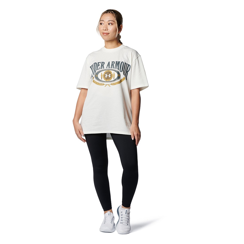 アンダーアーマー（UNDER ARMOUR）（レディース）半袖Tシャツ ヘビーウエイト ショートスリーブTシャツ 1378312 130