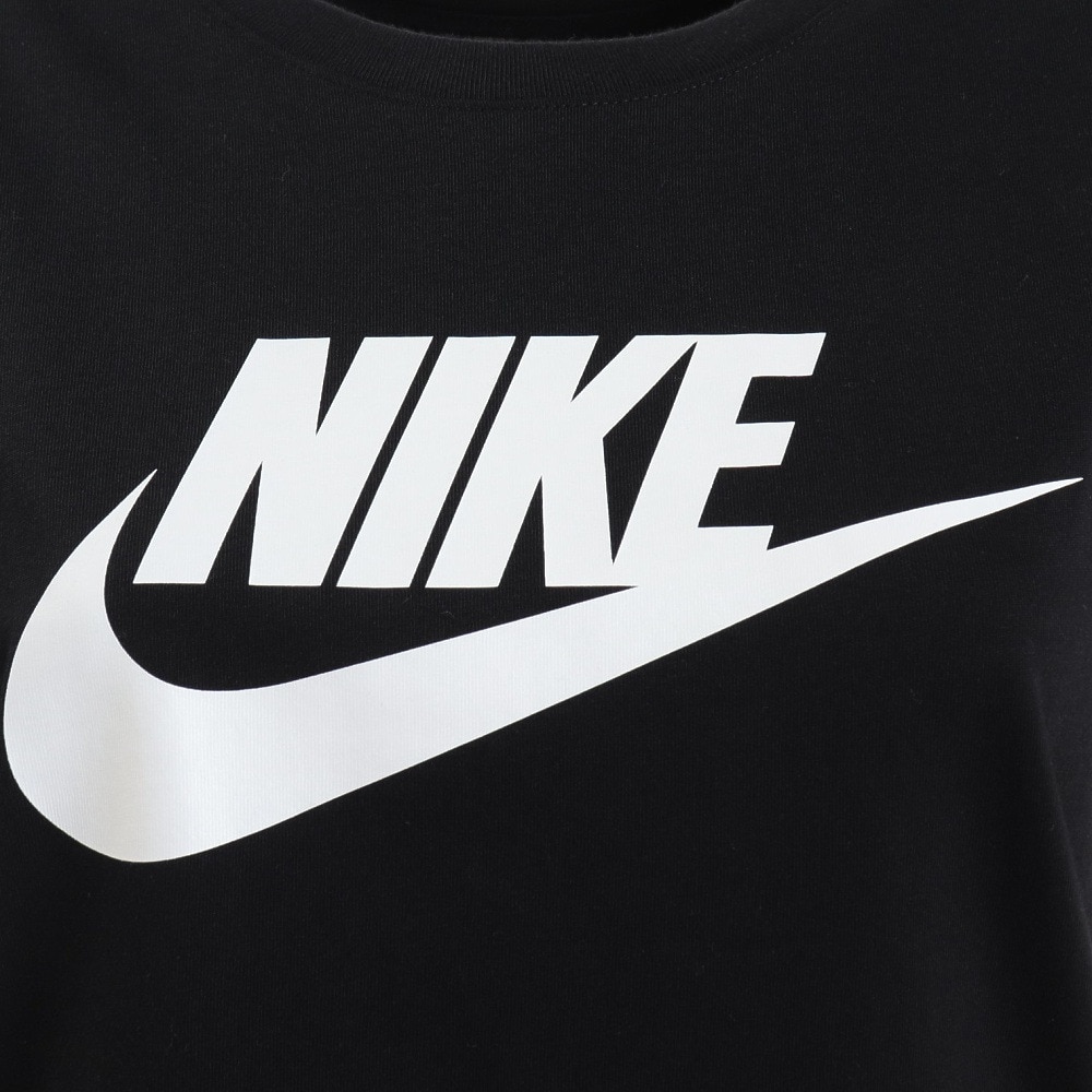 ナイキ（NIKE）（レディース）半袖Tシャツ レディース 黒 NSW エッセンシャル ICN FTRA DX7907-010 