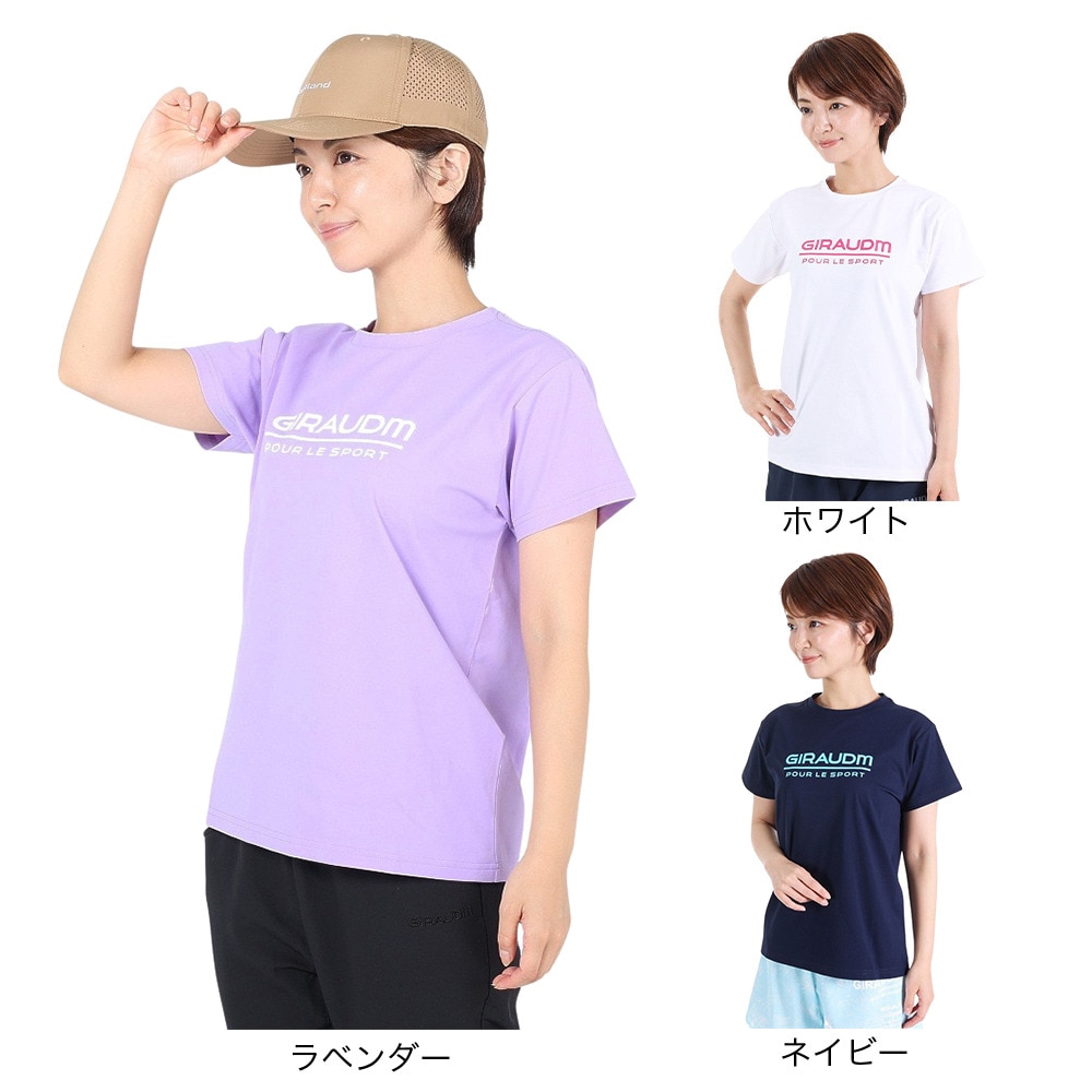 ジローム（GIRAUDM）（レディース）半袖Tシャツ レディース ドライプラス jarsey CT3S0041-TR864-GRCD LVD