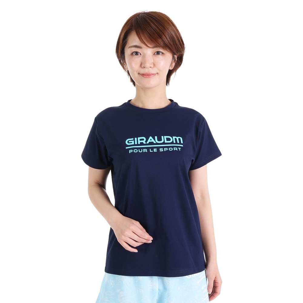 ジローム（GIRAUDM）（レディース）半袖Tシャツ レディース ドライプラス jarsey CT3S0041-TR864-GRCD NVY