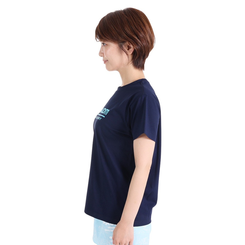 ジローム（GIRAUDM）（レディース）半袖Tシャツ レディース ドライプラス jarsey CT3S0041-TR864-GRCD NVY