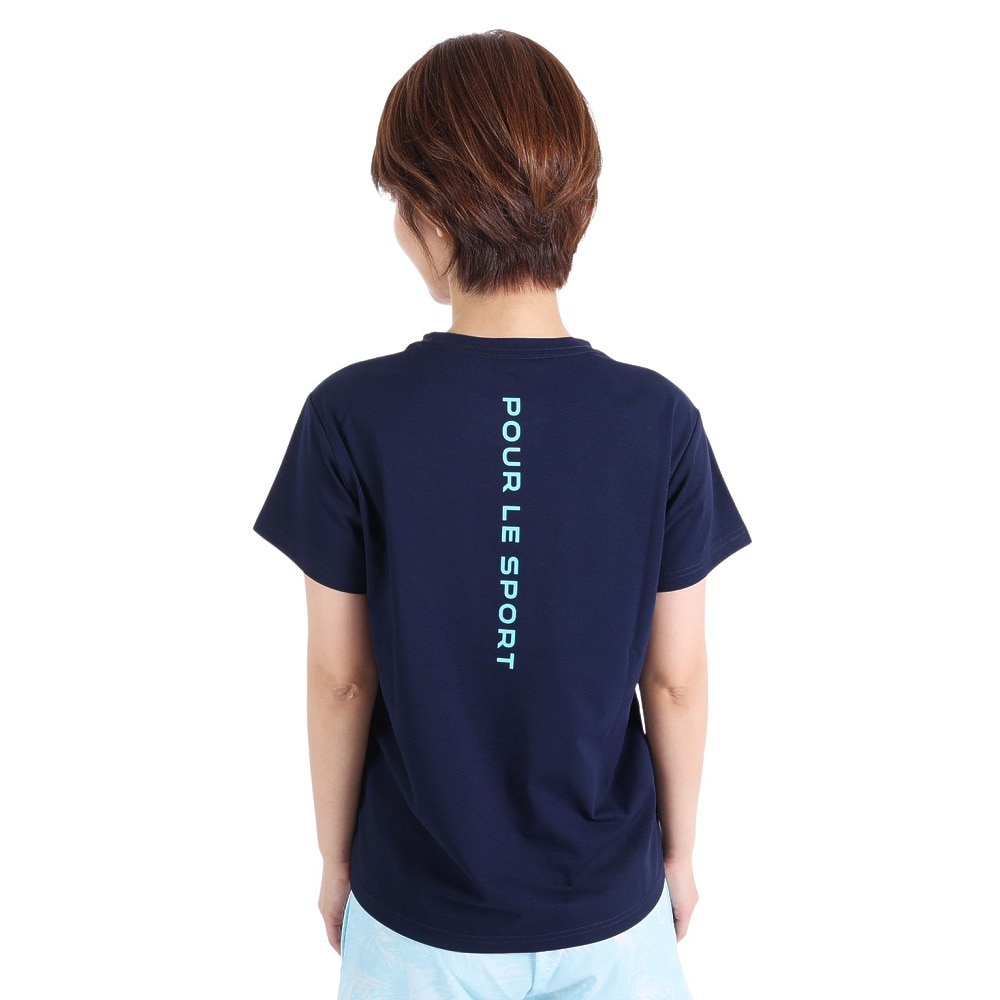 ジローム（GIRAUDM）（レディース）半袖Tシャツ レディース ドライプラス jarsey CT3S0041-TR864-GRCD NVY