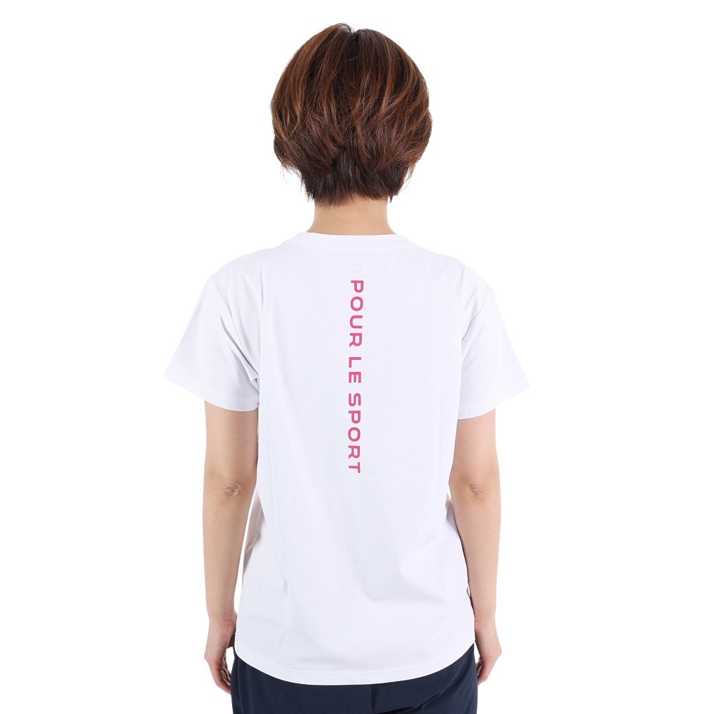 ジローム（GIRAUDM）（レディース）半袖Tシャツ レディース ドライプラス jarsey CT3S0041-TR864-GRCD WHT