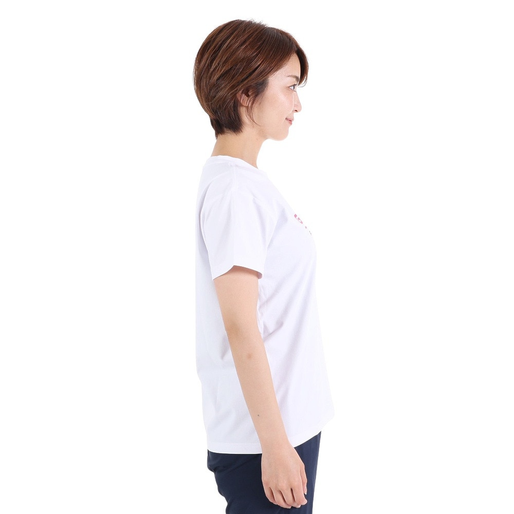 ジローム（GIRAUDM）（レディース）半袖Tシャツ レディース ドライプラス jarsey CT3S0041-TR864-GRCD WHT