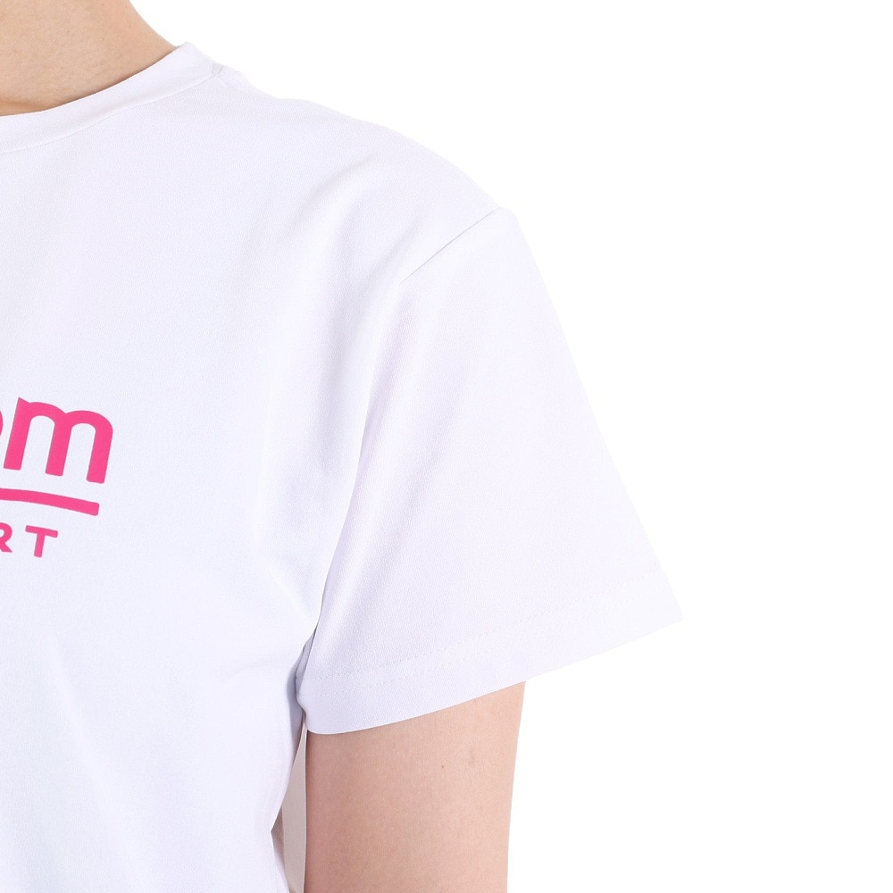 ジローム（GIRAUDM）（レディース）半袖Tシャツ レディース ドライプラス jarsey CT3S0041-TR864-GRCD WHT