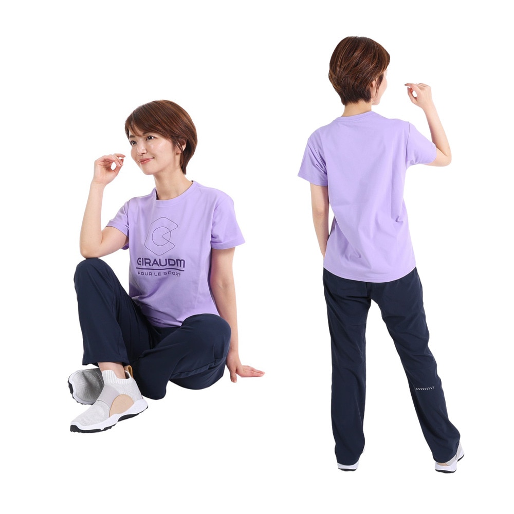 ジローム（GIRAUDM）（レディース）半袖Tシャツ レディース ドライプラス jarsey CT3S0042-TR864-GRCD LVD