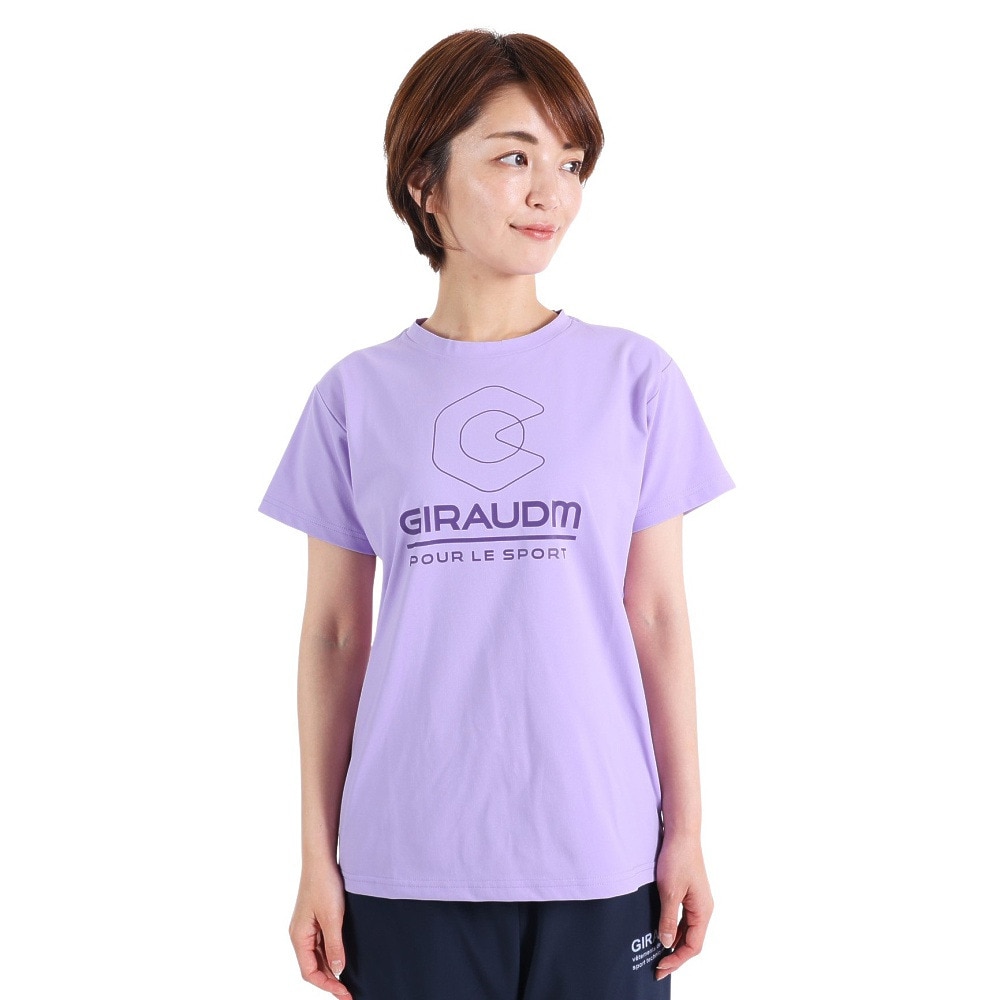 ジローム（GIRAUDM）（レディース）半袖Tシャツ レディース ドライプラス jarsey CT3S0042-TR864-GRCD LVD