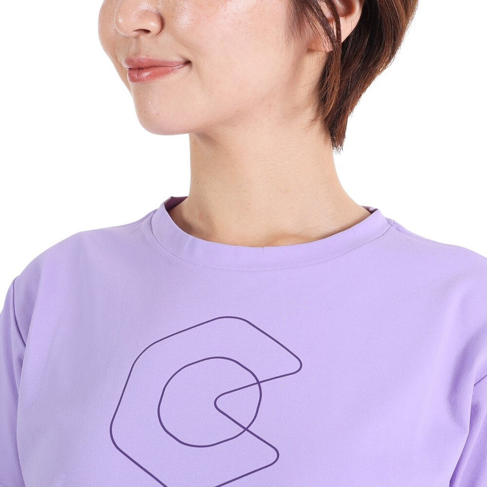 ジローム（GIRAUDM）（レディース）半袖Tシャツ レディース ドライプラス jarsey CT3S0042-TR864-GRCD LVD