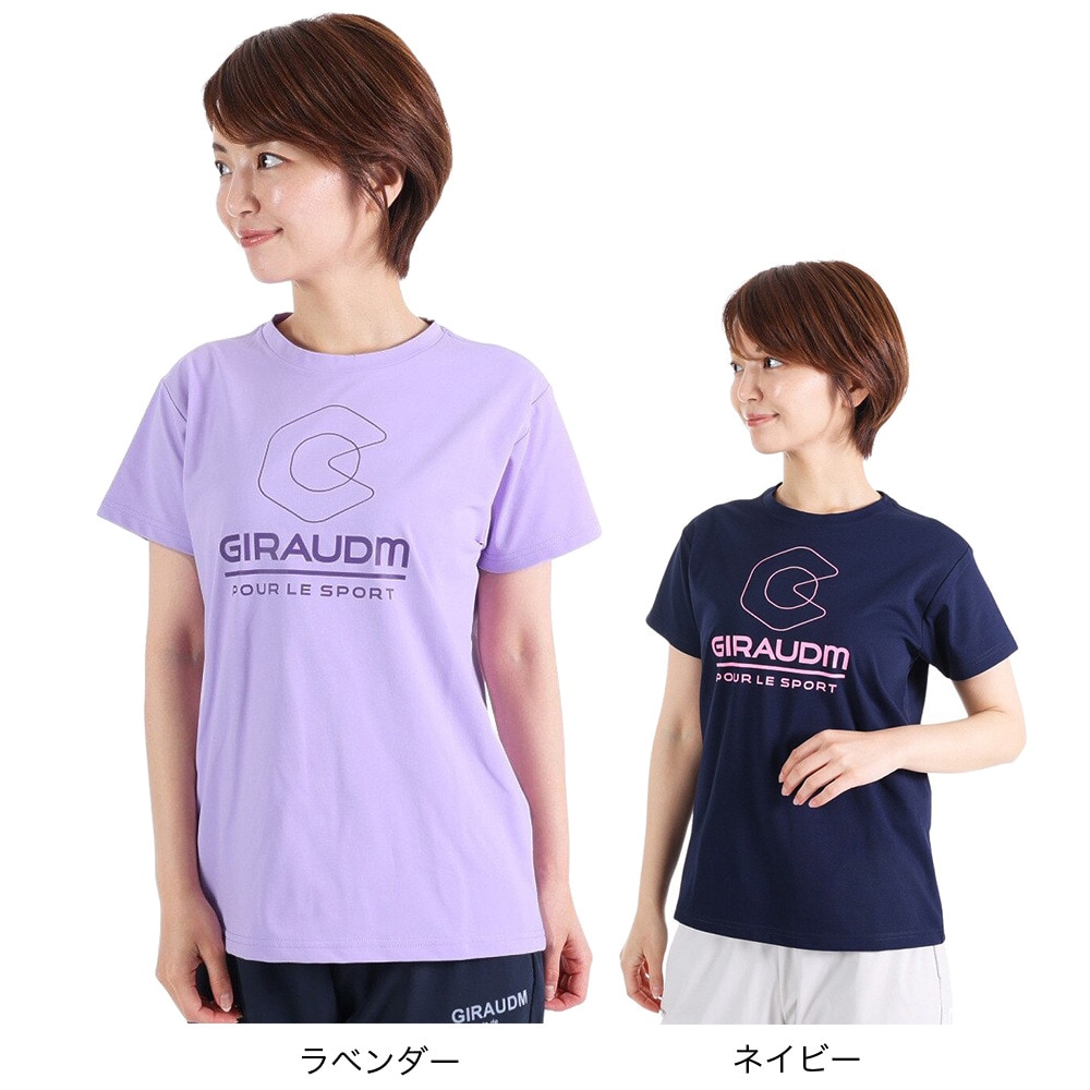 ジローム（GIRAUDM）（レディース）半袖Tシャツ レディース ドライプラス CT3S0042-TR864-GRCD NVY