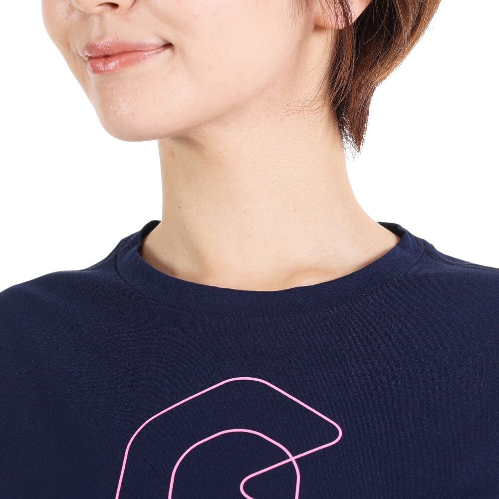 ジローム（GIRAUDM）（レディース）半袖Tシャツ レディース ドライプラス CT3S0042-TR864-GRCD NVY