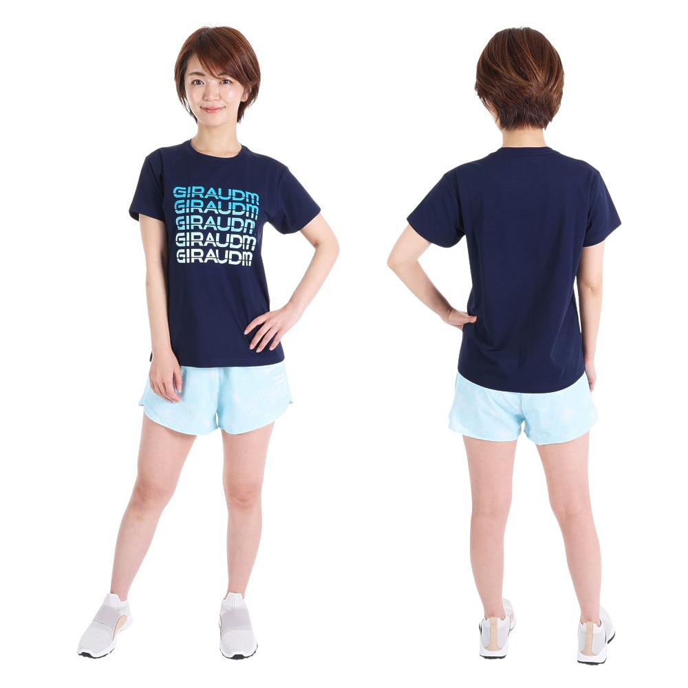 ジローム（GIRAUDM）（レディース）半袖Tシャツ レディース ドライプラス CT3S0043-TR864-GRCD NVY