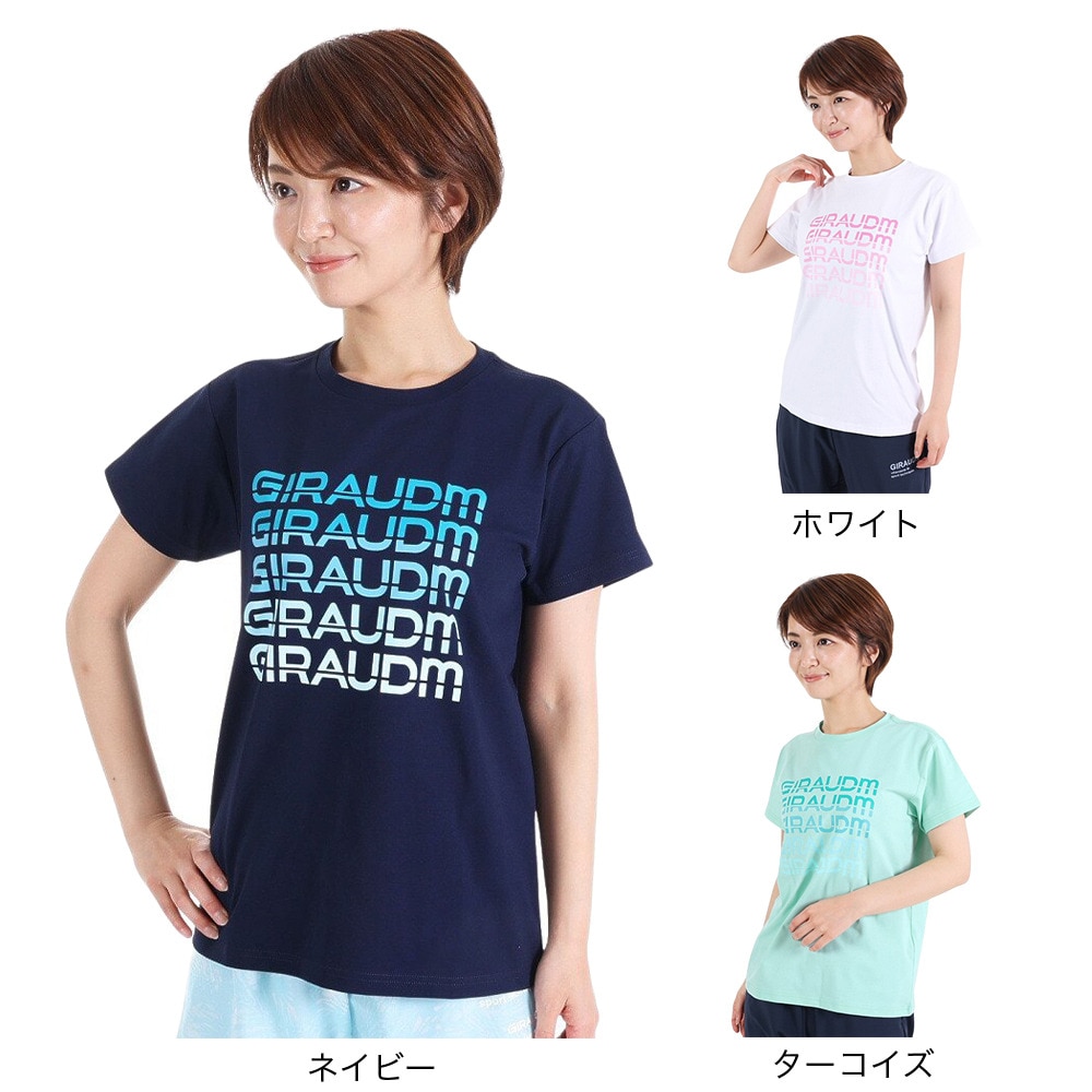 ジローム（GIRAUDM）（レディース）半袖Tシャツ レディース ドライプラス CT3S0043-TR864-GRCD NVY