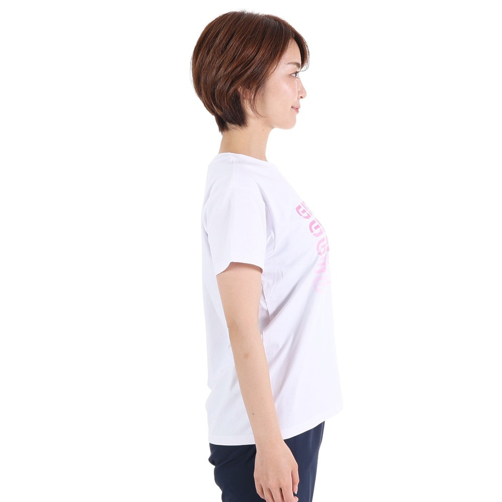 ジローム（GIRAUDM）（レディース）半袖Tシャツ レディース ドライプラス CT3S0043-TR864-GRCD WHT