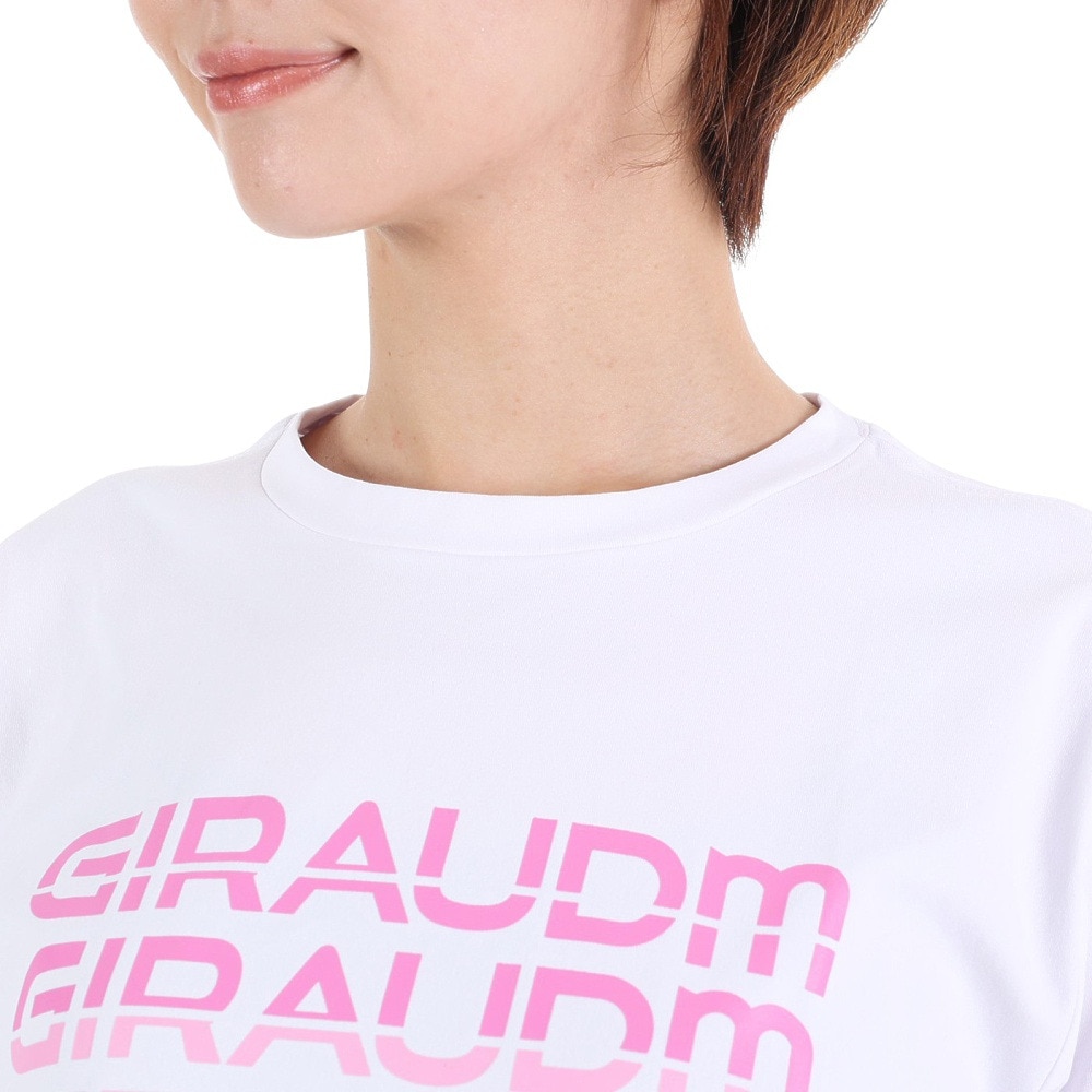 ジローム（GIRAUDM）（レディース）半袖Tシャツ レディース ドライプラス CT3S0043-TR864-GRCD WHT
