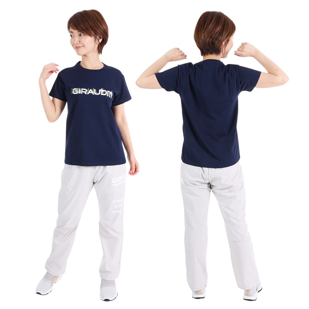 ジローム（GIRAUDM）（レディース）半袖Tシャツ レディース ドライプラス CT3S0044-TR864-GRCD NVY